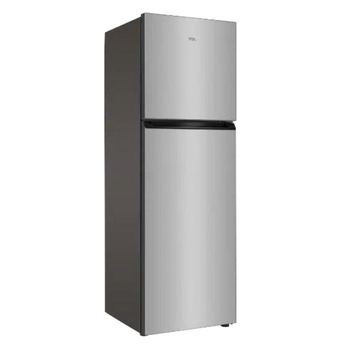 TCL Top Freezer Refrigerator, 10.1CFT, 286 Liters, P370TMN - Inox