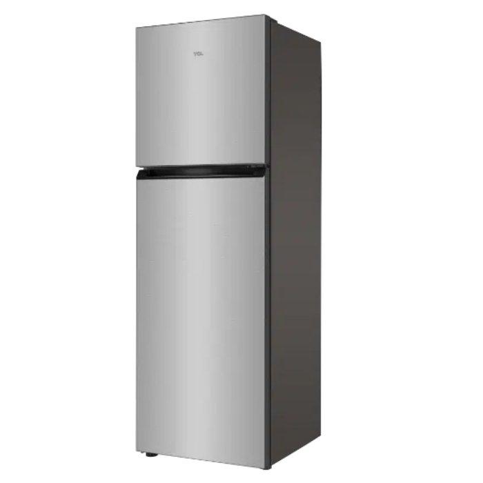 TCL Top Freezer Refrigerator, 10.1CFT, 286 Liters, P370TMN - Inox