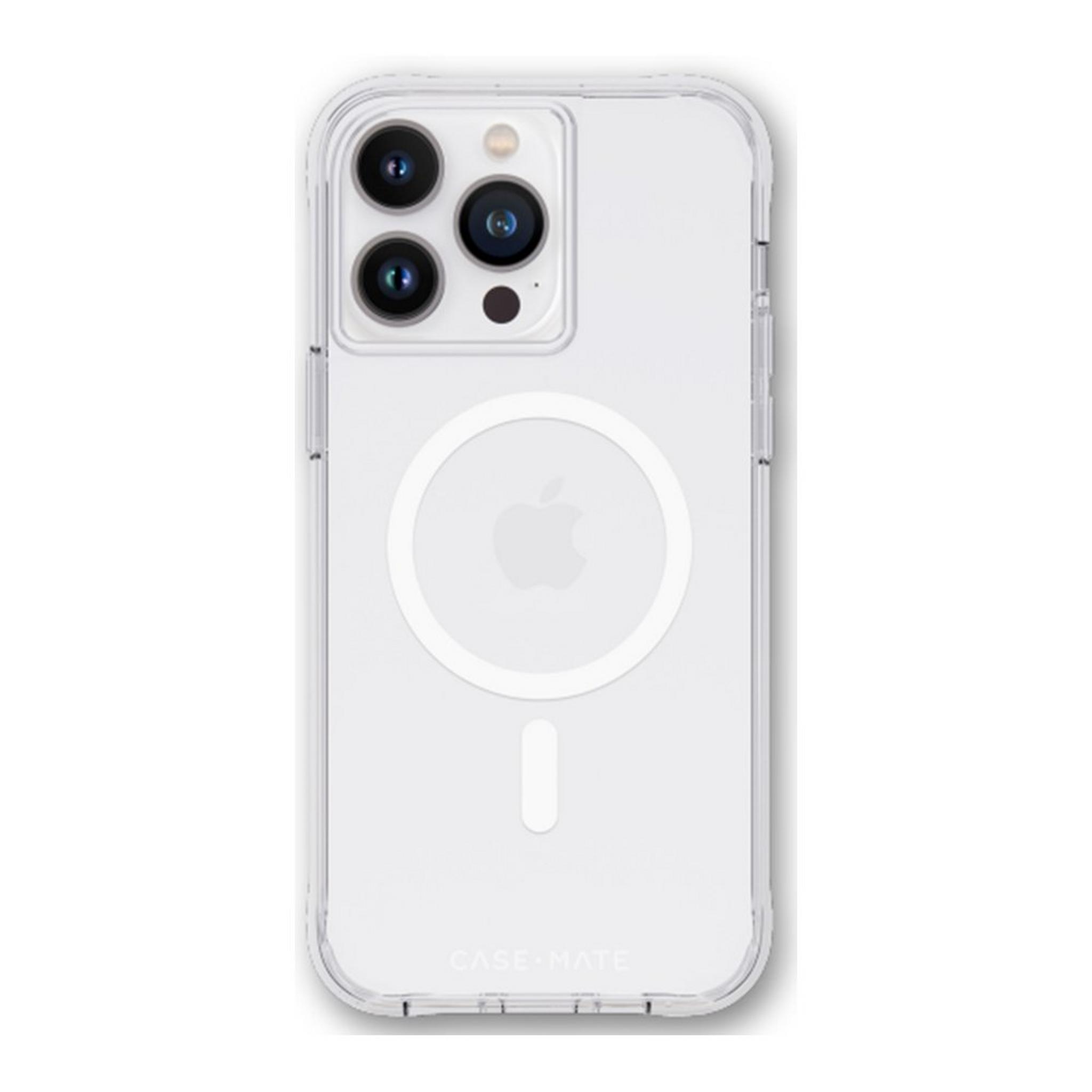 CASEMATE Mate Touch MagSafe Case for 6.1-inch iPhone 15, CM051338 – Clear