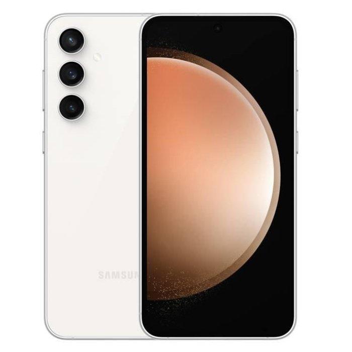 هاتف اس 23 اف اي 5 جي من سامسونج، مقاس 6.4 بوصة، رام 8 جيجابايت، 256 جيجابايت، SM-S711BZWCME–بيج كريمي