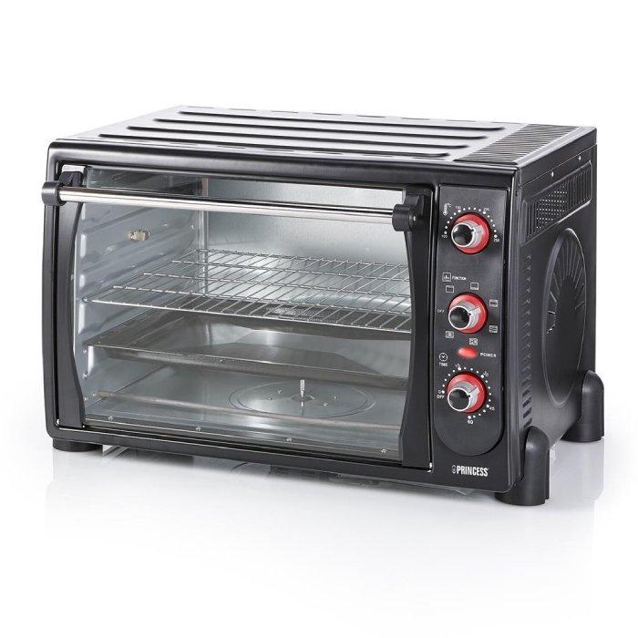Princess Electric Oven with Pizza Tray Black Xcite