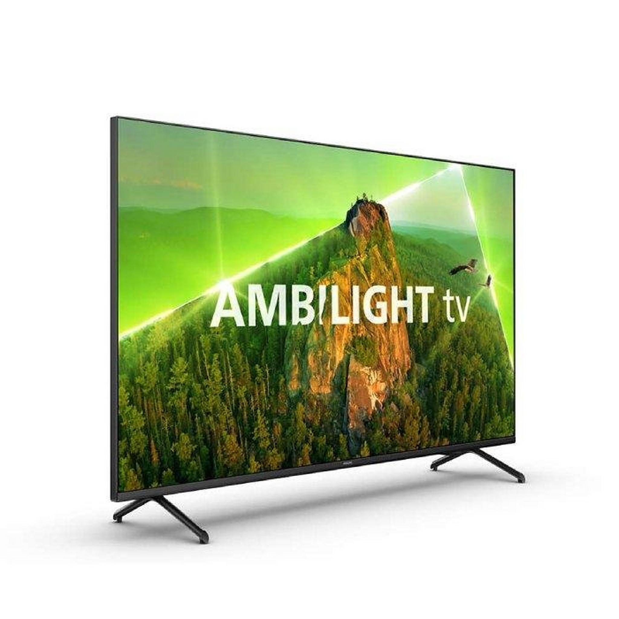 PHILIPS 50-inch 4K UHD LED Ambilight Smart Android TV, 50PUT7908/56 – Black
