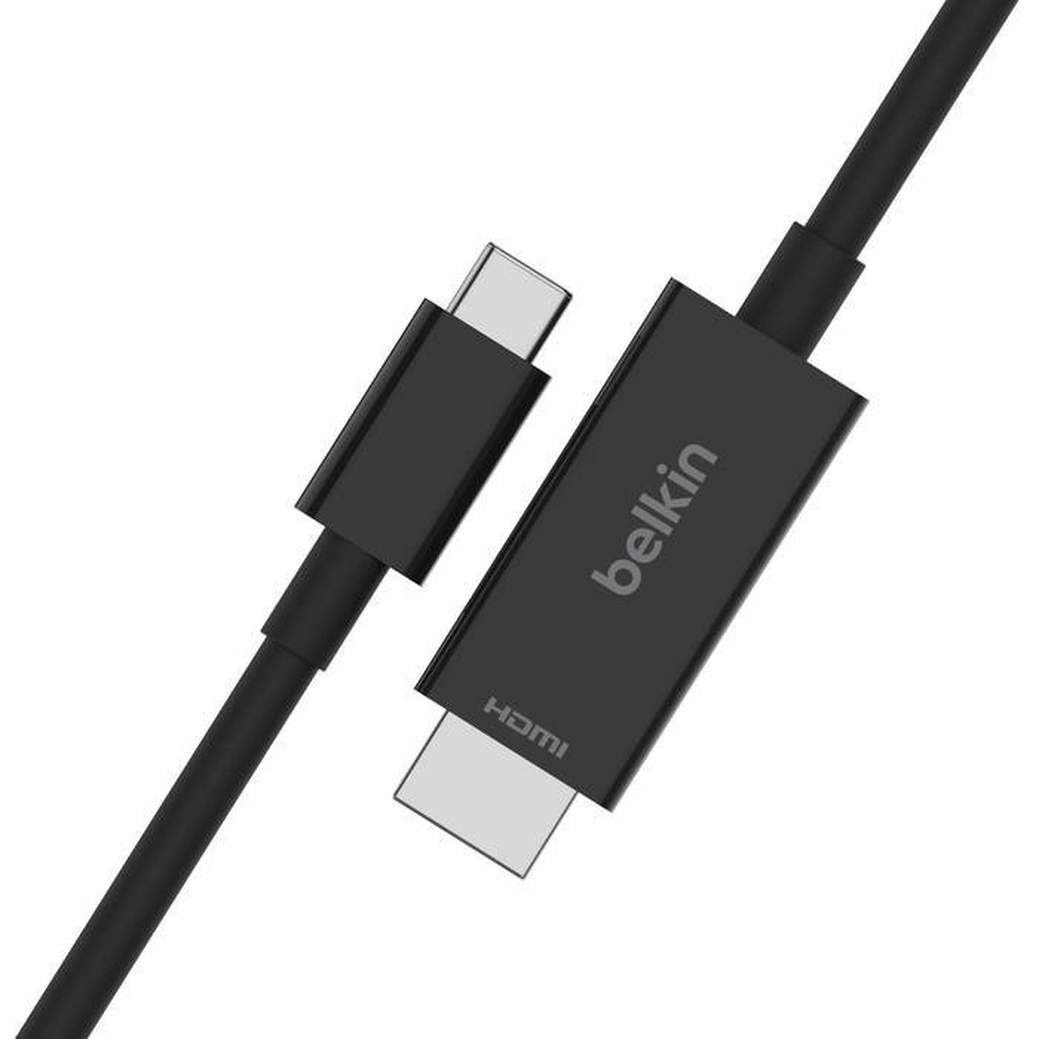 Belkin USB-C to HDMI 2.1, 2M Cable - Black