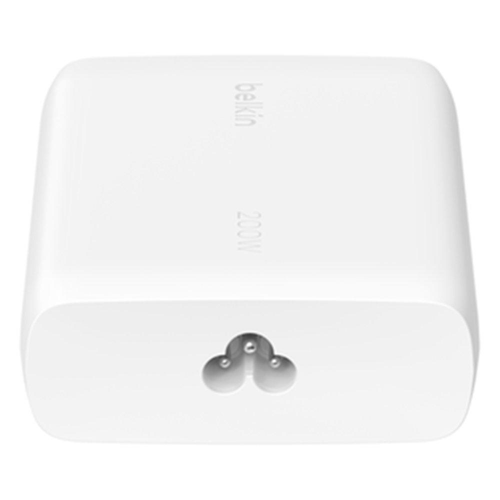 Belkin BoostCharge Pro 200W 4-Ports Desktop Charger, WCH015MYWH - White
