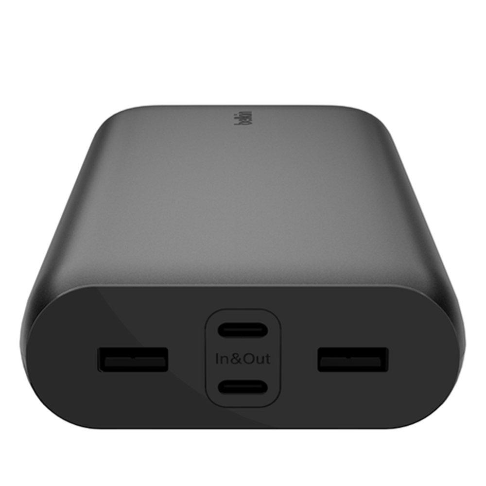Belkin BoostCharge 4-Port USB-C PD Power Bank, 32W, BPB016BTBK - Black
