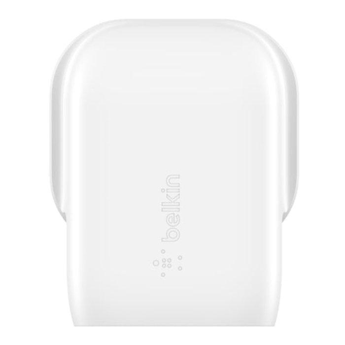 Belkin USB-C PD 3.0 PPS Wall Charger 30W + USB-C Cable with Lightning Connector, WCA005MY1MWH-B5 – White