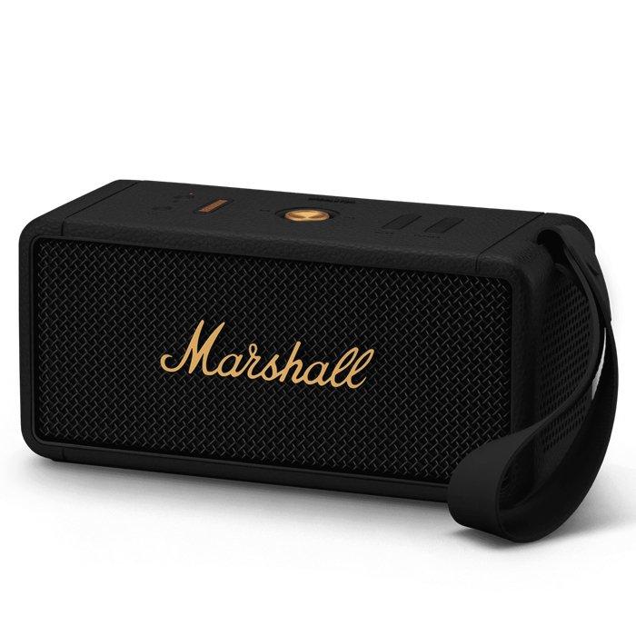 Marshall Middleton Bluetooth Portable Speaker – Black/Brass