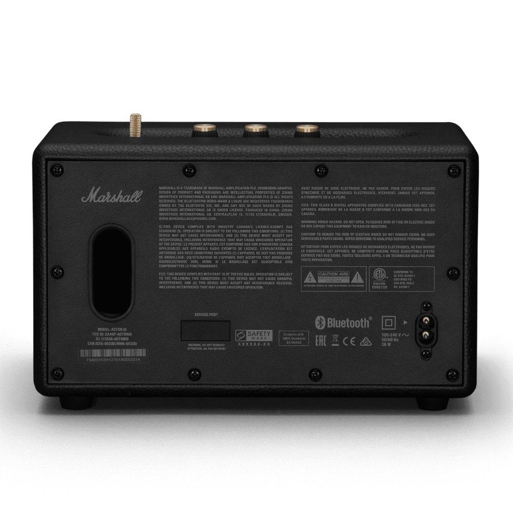 Marshall Acton III Bluetooth Speaker - Black