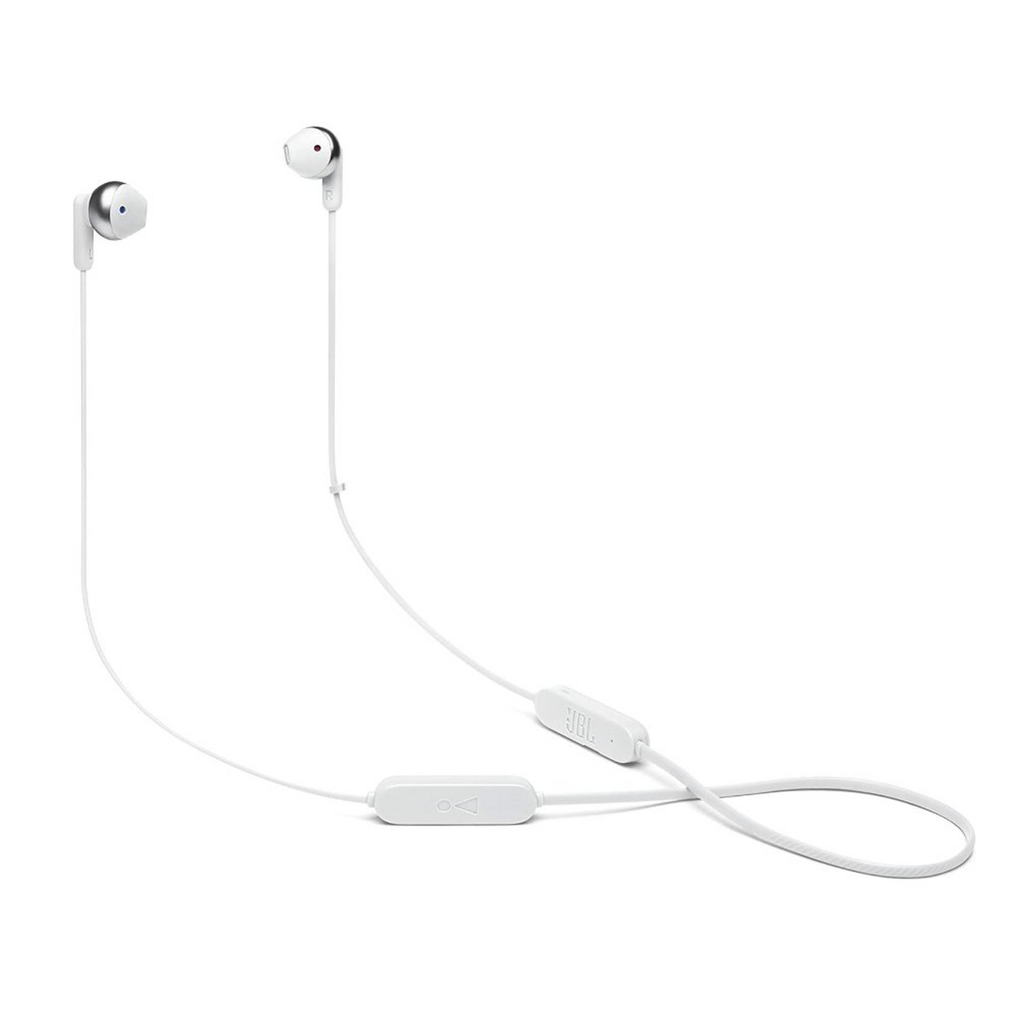 JBL TUNE 125 Wired In-Ear Earphones, Bluetooth, JBLT215BTWHT – White