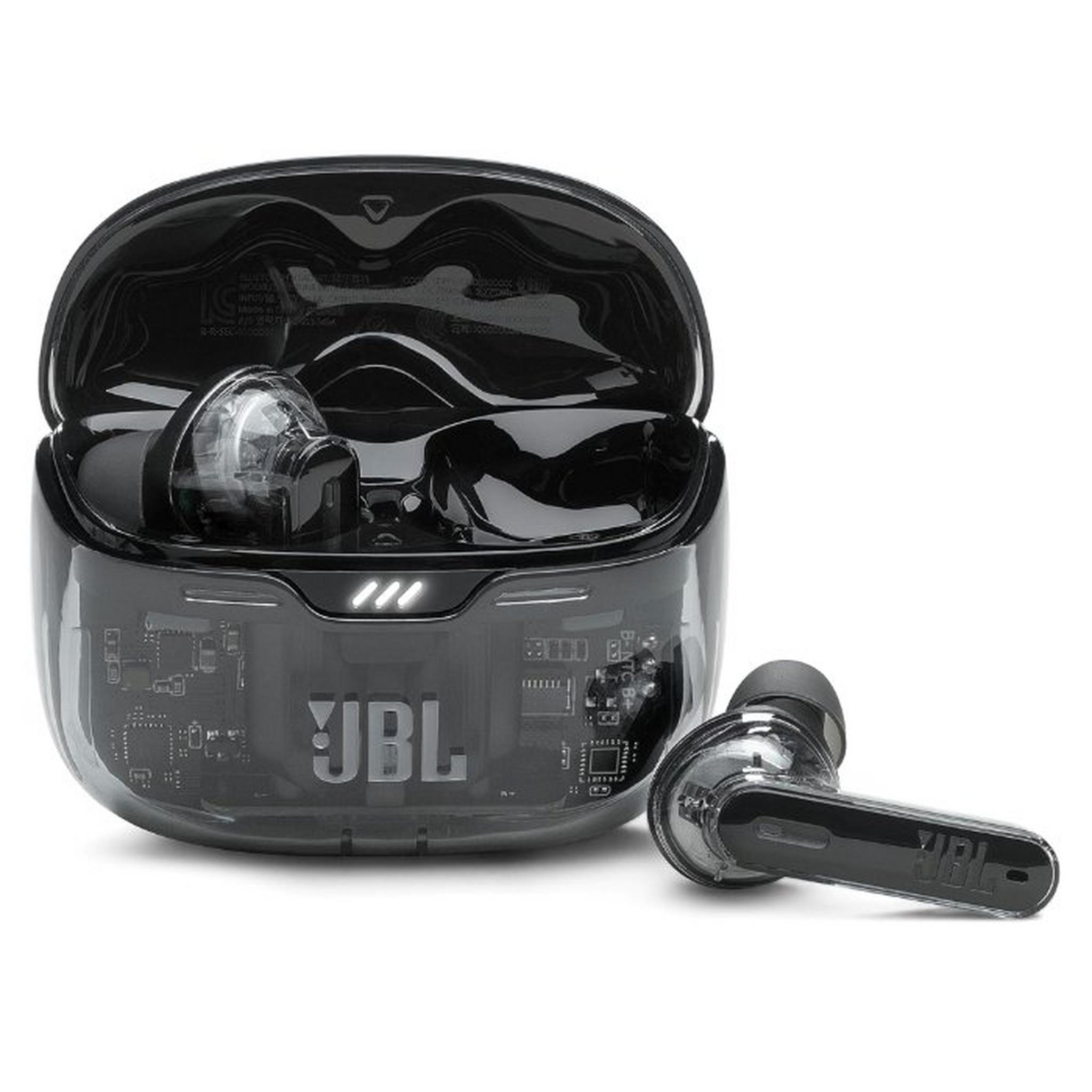 JBL Tune Beam Ghost Edition True Wireless NC Earbuds, JBLTBEAMGBLK – Black