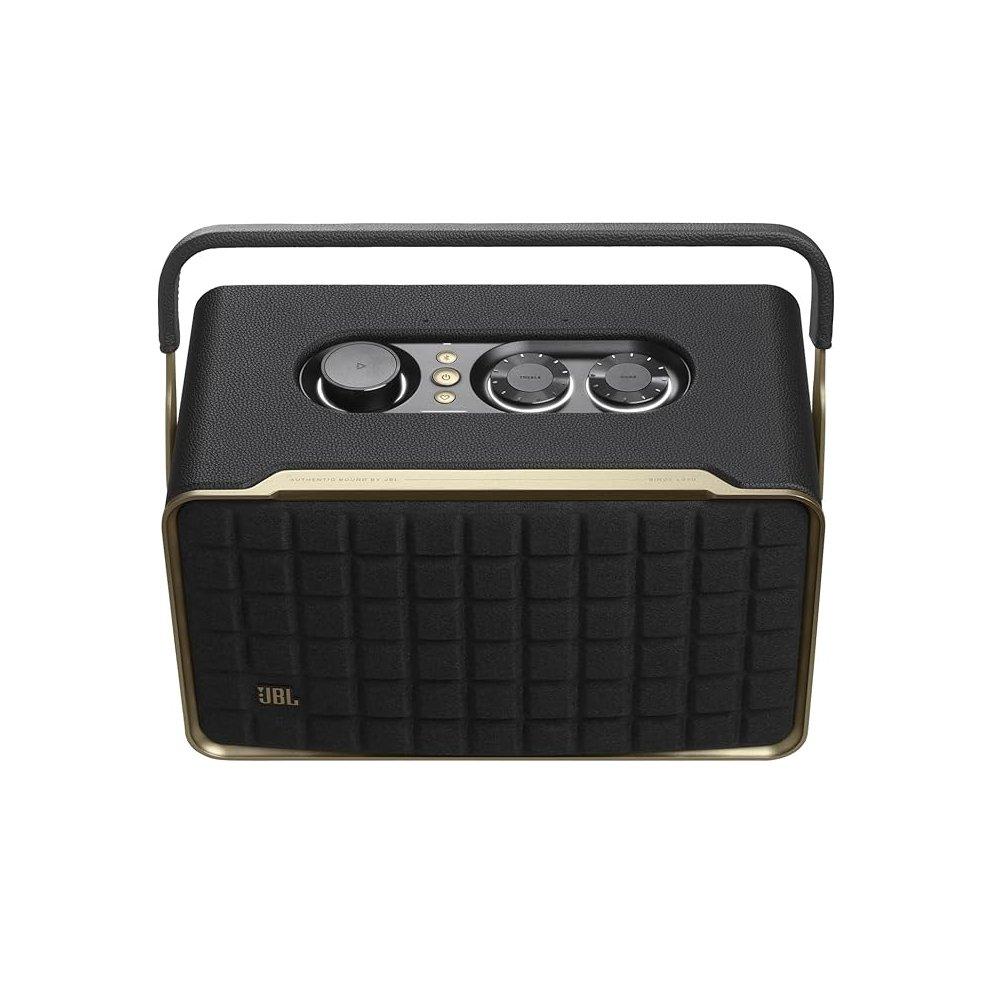 JBL Authentic 300 Smart Home Speaker, WiFi and Bluetooth, JBLAUTH300BLKUK – Black