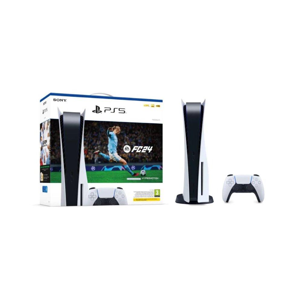 PRE ORDER: PlayStation 5 Console – EA Sports FC 24 Bundle, PREORDERPS5DSCFC24 - White