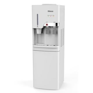 Buy Wansa water dispenser 2 taps hot & cold (wwd2fswtc1 w) - white in Kuwait