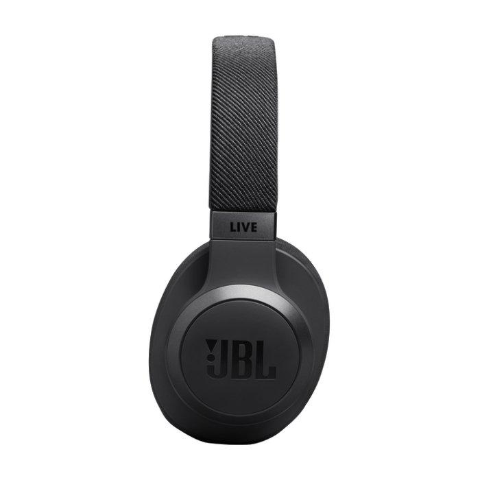 JBL Live 770NC Wireless On-Ear Headphones with True Adaptive Noise Cancelling, JBLLIVE770NCBLK – Black
