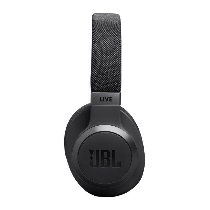 JBL Live 770NC Wireless On-Ear Headphones with True Adaptive Noise Cancelling, JBLLIVE770NCBLK – Black
