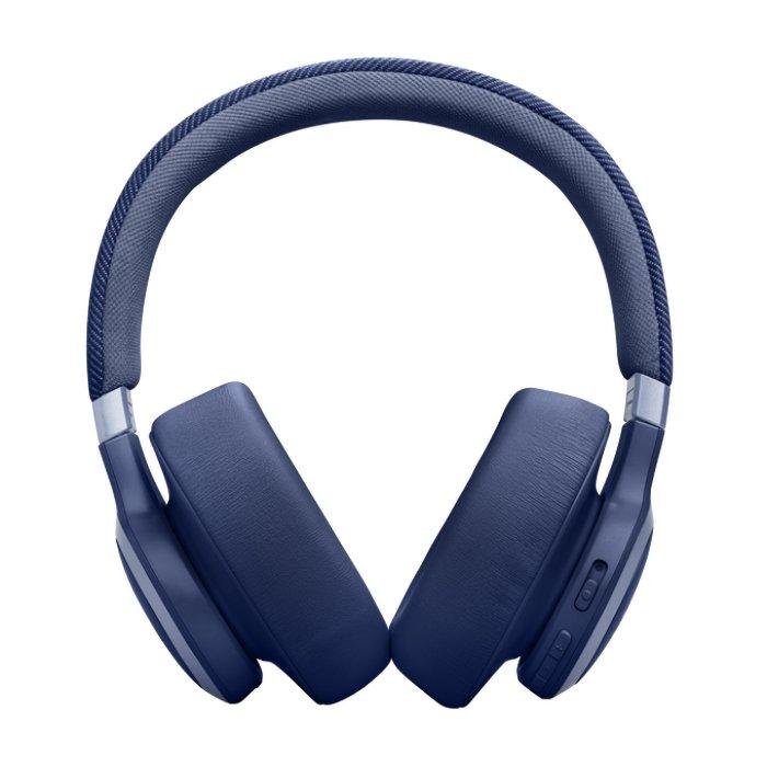 JBL Live 770NC Wireless On-Ear Headphones with True Adaptive Noise Cancelling, JBLLIVE770NCBLU – Blue