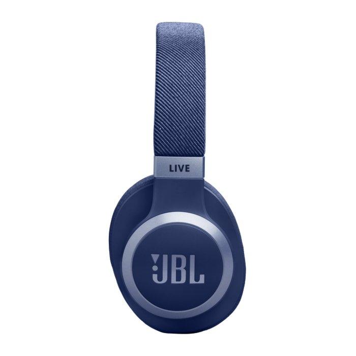 JBL Live 770NC Wireless On-Ear Headphones with True Adaptive Noise Cancelling, JBLLIVE770NCBLU – Blue