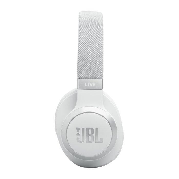 JBL Live 770NC Wireless On-Ear Headphones with True Adaptive Noise Cancelling, JBLLIVE770NCWHT – White