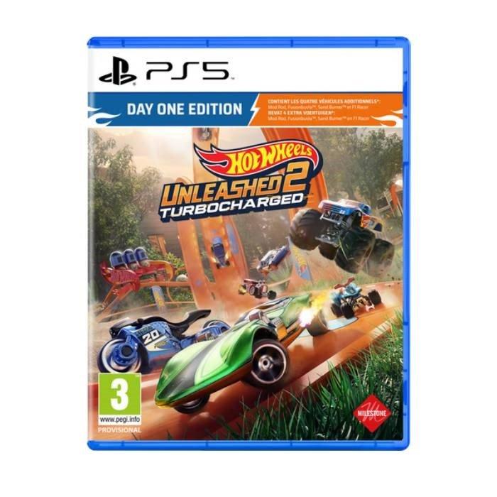 Buy Sony hot wheels unleashed 2 – turbocharged day 1 edition playstation 5 game in Kuwait