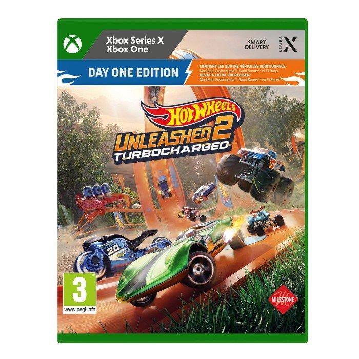 Buy Microsoft hot wheels unleashed 2 – turbocharged day 1 edition xbox x series & xbox ... in Kuwait