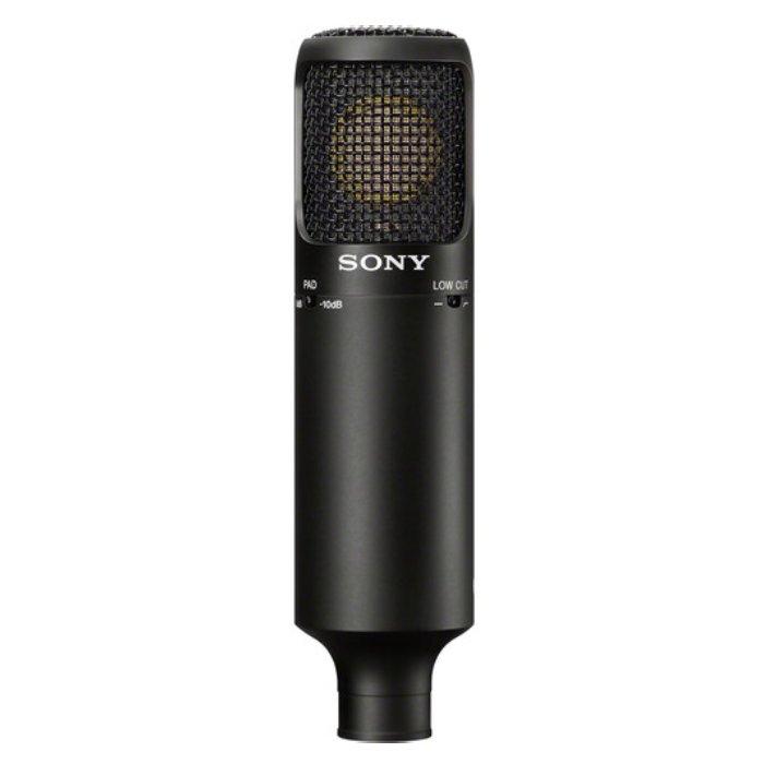 Sony Unidirectional Condenser Microphone, C-80 – Black