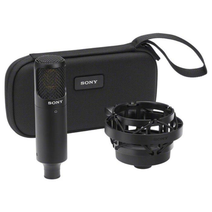 Sony Unidirectional Condenser Microphone, C-80 – Black