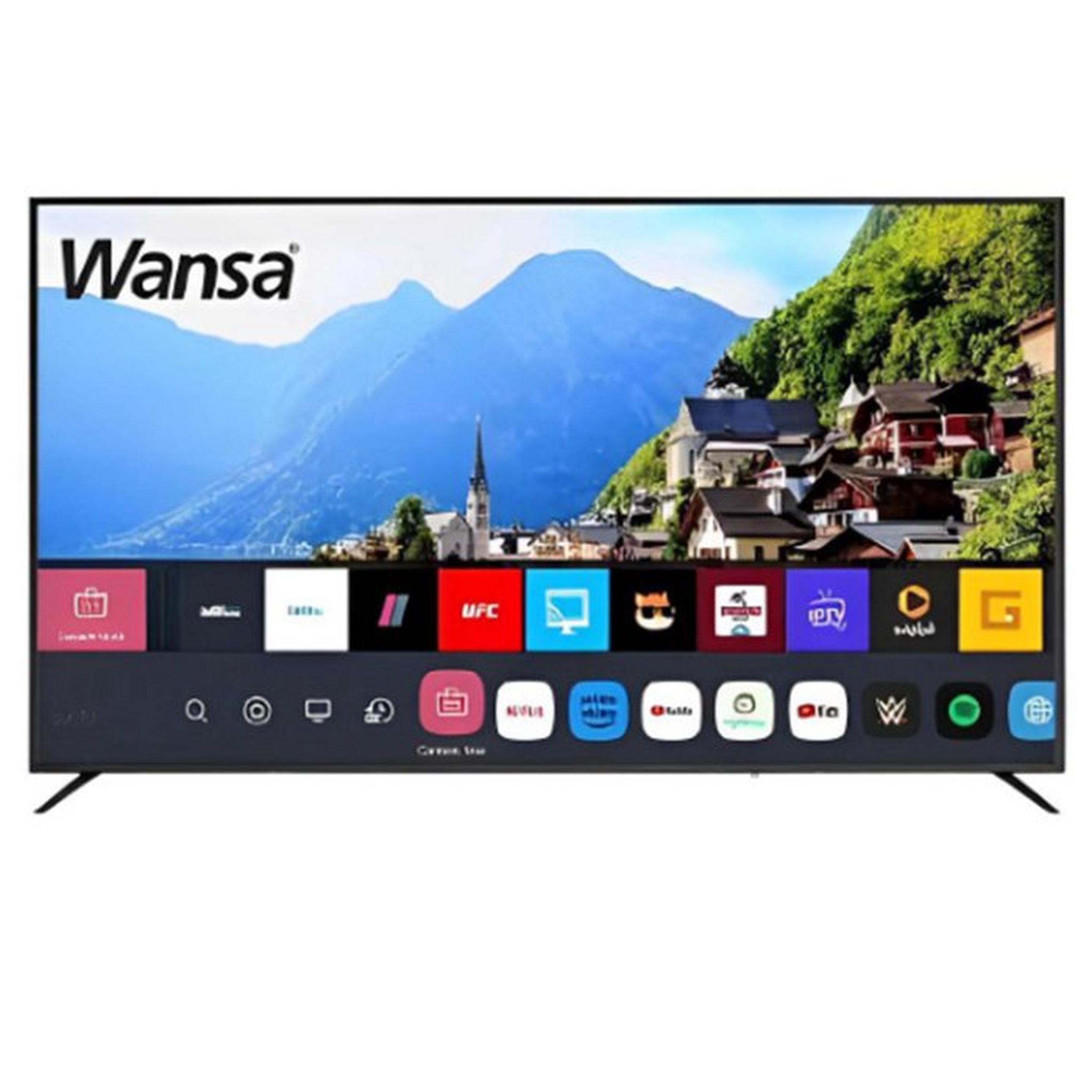 Wansa 70-inch UHD LED Smart TV, WUD75MWO60 – Black