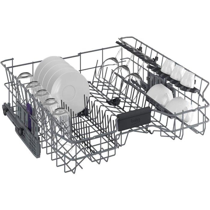 غسالة صحون مدمجة من بيكو، 8 برامج، 14 إعدادات المكان، DIN48425 - ابيض