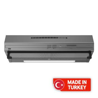 Buy Beko cooker hood built under, 60cm, cfb 6433 xh - stainless steel in Kuwait