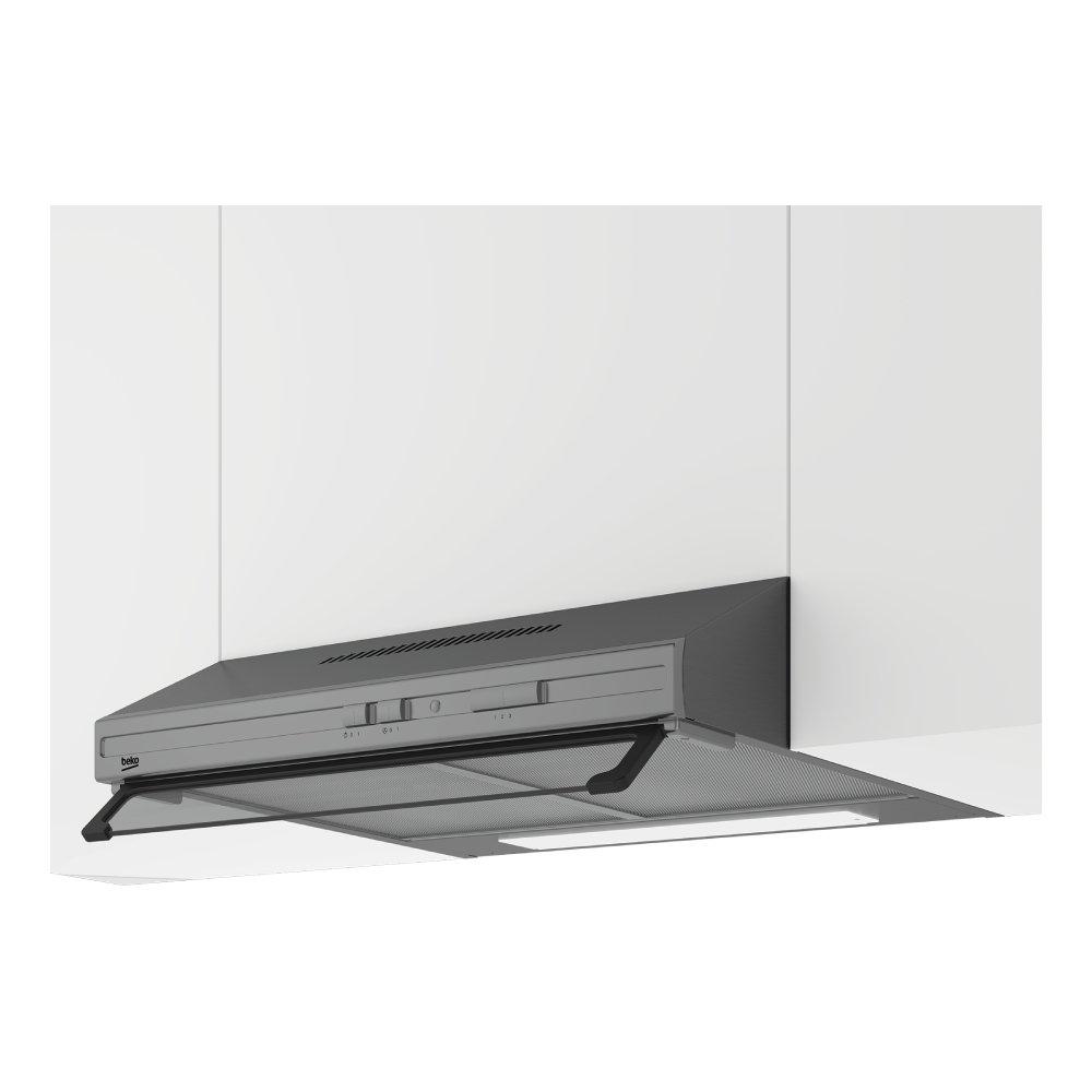 Beko Cooker Hood Built Under, 60cm, CFB 6433 XH - Stainless steel