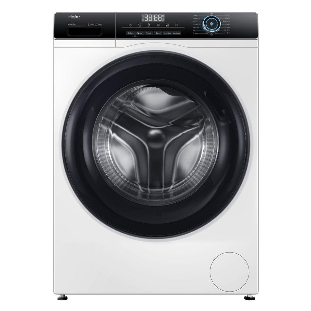 HAIER Refrigerator Top Freezer, 13.7CFT, White + Cooker Gas, 70.15 Liters, Stainless Steel + Front Load Washer, 8 KG, White Bundle, 387WH+HW80+HCR6060