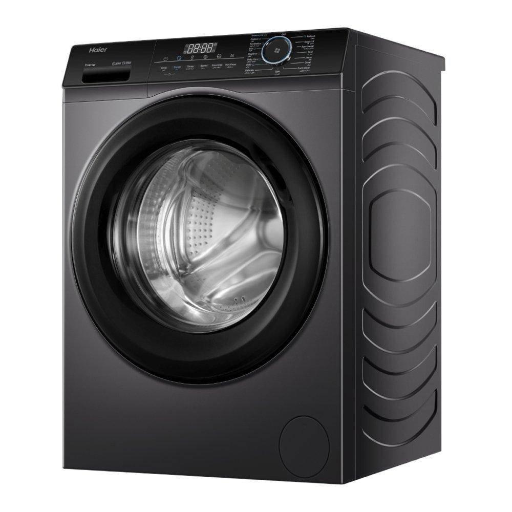 ثلاجة بفريزر علوي، 23 قدم مكعب، أبيض + طباخ غاز 103لتر، ستانلس ستيل + غسالة تحميل أمامي 9 كجم، فضي من هاير، 657WH+HW90+HCR9060