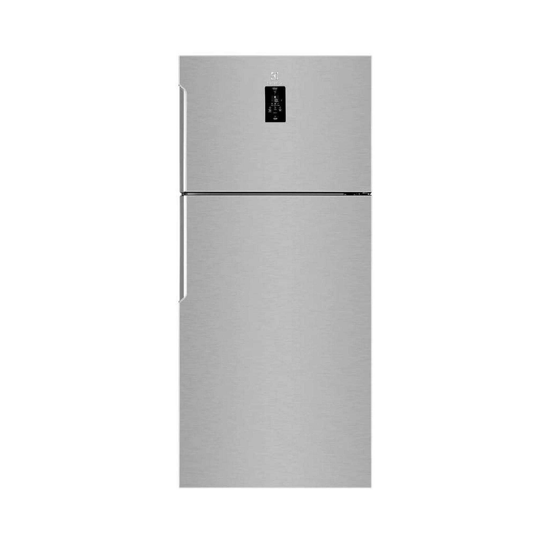 ELECTROLUX Refrigerator Top Freezer, 20 CFT, Inox + Cooker Gas, Stainless Steel  + 10 KG Front Load Washer, Silver Bundle, EMT86+EW8F+EKG9000