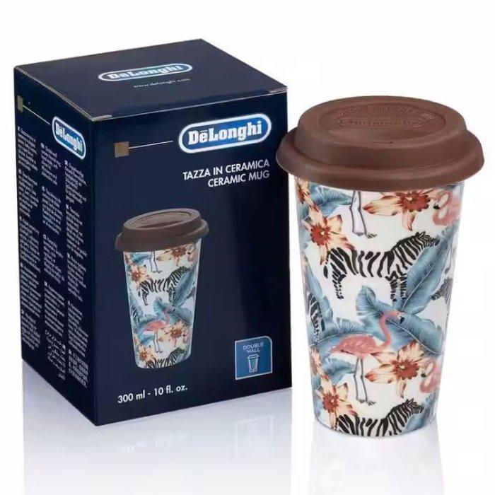 Buy Delonghi animals themed ceramic double wall thermos cup, dlsc067 in Kuwait