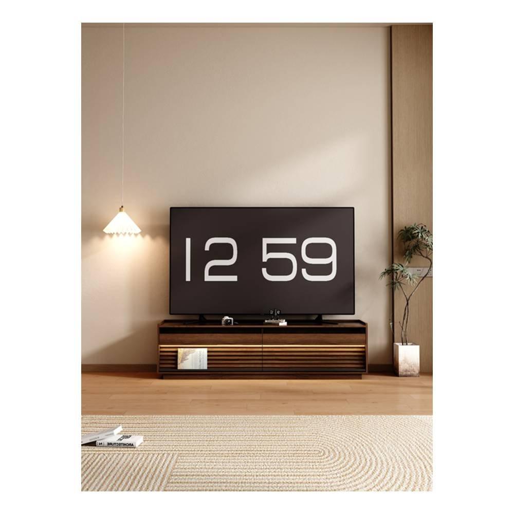 Wansa TV Stand, Up to 75-inch, 75Kg Loading Capacity, KS-LED-0226 – Walnut