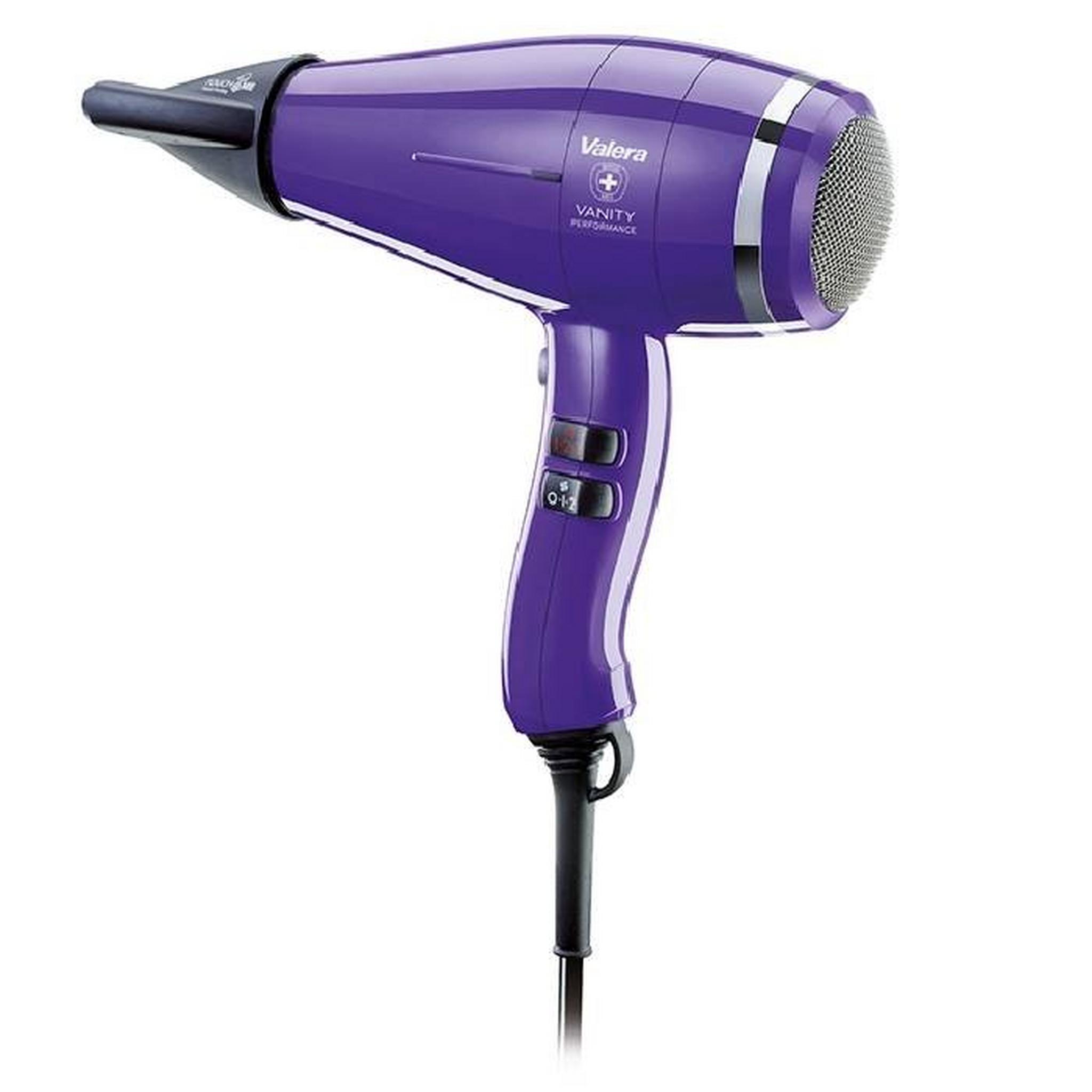 Valera professional Vanity Performance  8612 Hair Dryer, 2400 W, 6 Heat Settings, VA 8612 RC PP - Purple