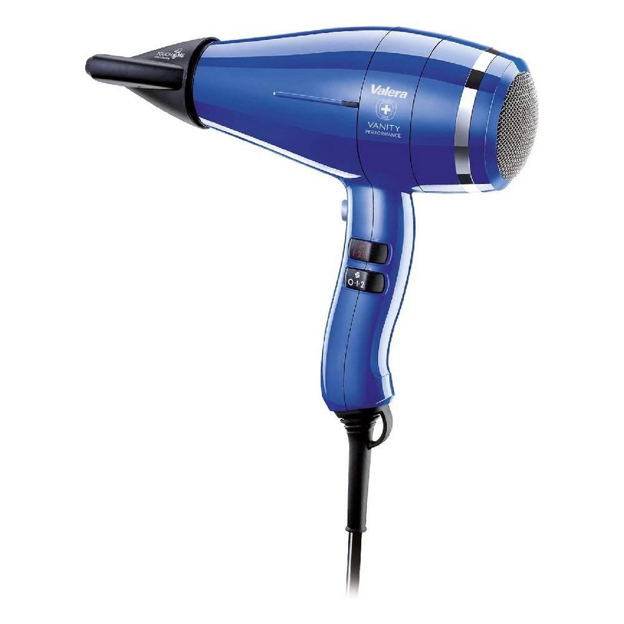 Valera Professional Vanity Performance 8612 Hair Dryer, 2400 W, 6 Heat Settings, VA 8612 RC RB - Blue