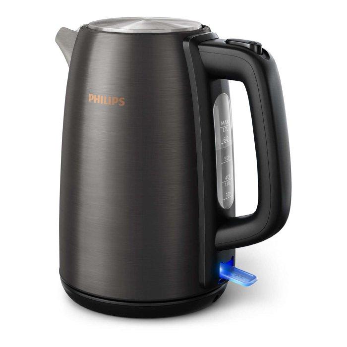 Philips Series 5000 Kettle, 1.7L, 2200W, HD9352/31 - Black and Copper