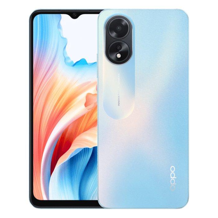 Buy Oppo a18, 6. 56-inch, 4gb ram, 128gb – glowing blue in Kuwait