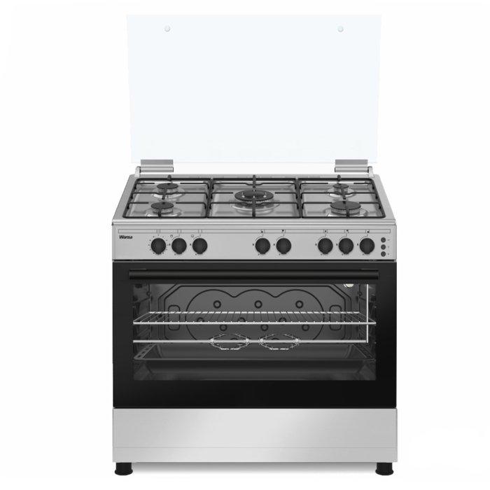 Wansa 90X60CM Gas Cooker, WGC9067SE-P - Stainless steel