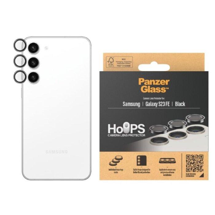 Panzer Glass Hoops Camera Lens Protector for Samsung Galaxy S23 FE, 460 – Black