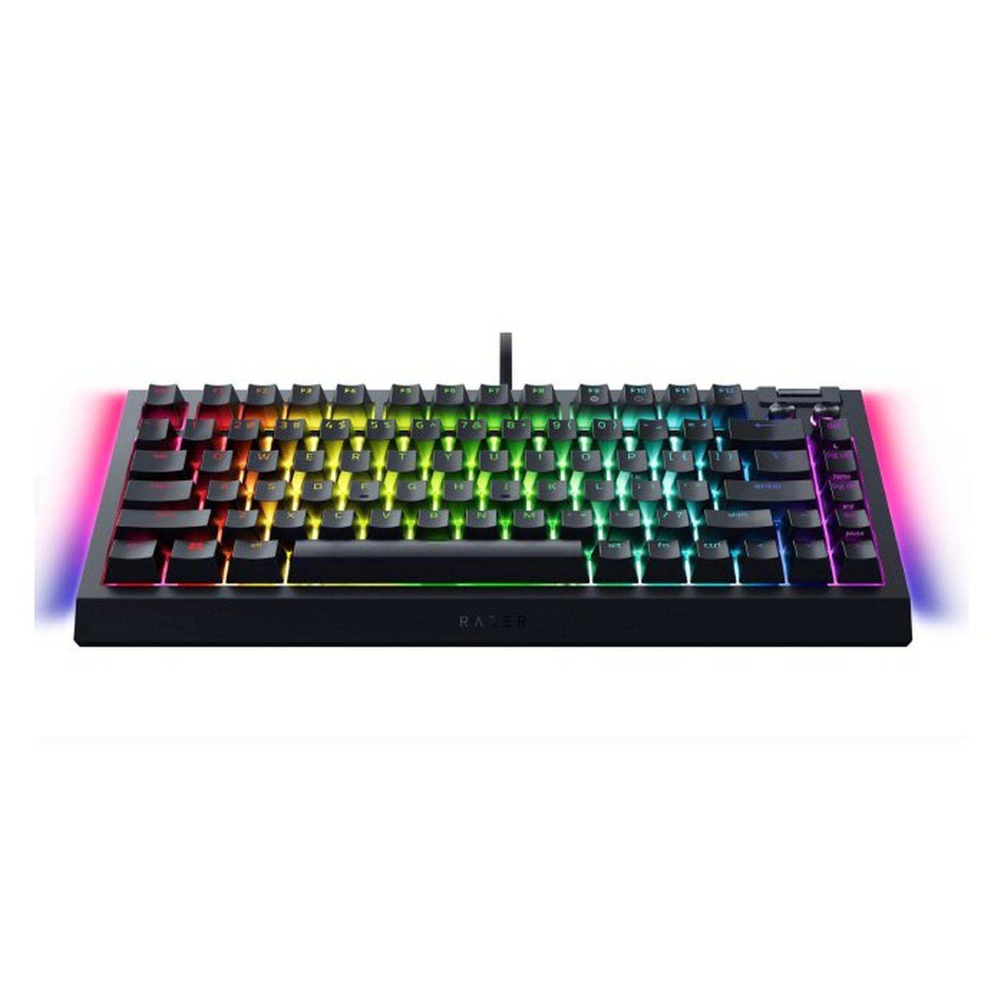 Razer Blackwidow V4 75% Mechanical Gaming Keyboard, RZ03-05000100-R3M1 – Black