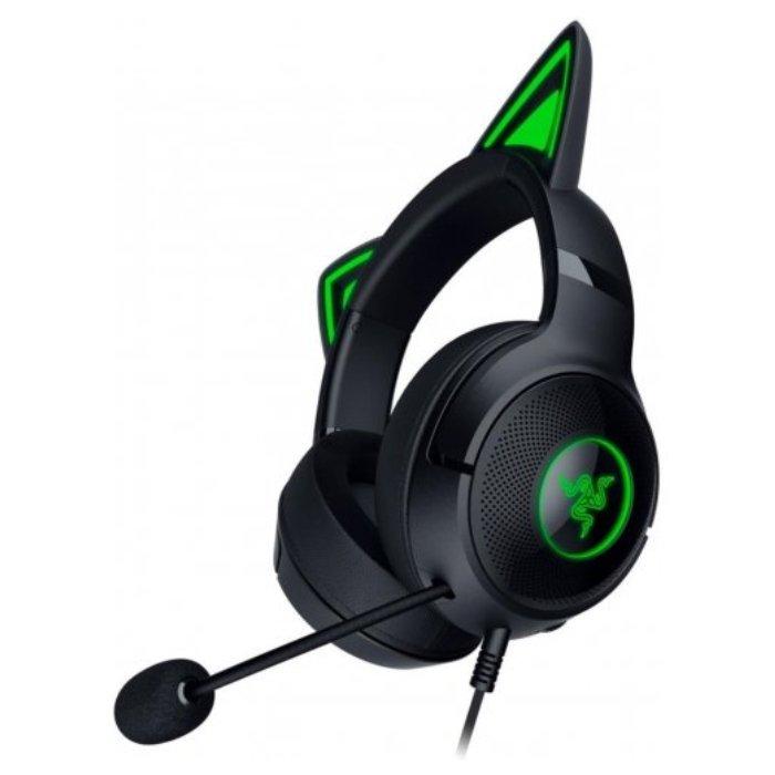 Razer Kraken Kitty V2 Wired RGB Headband Headset, RZ04-04730100-R3M1 – Black
