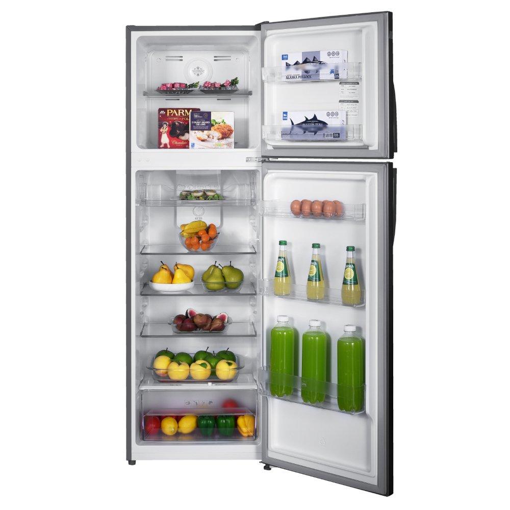 Wansa Top Mount Refrigerator, 10CFT, 270L, WRTG-247-NFSC82 â€“ Grey