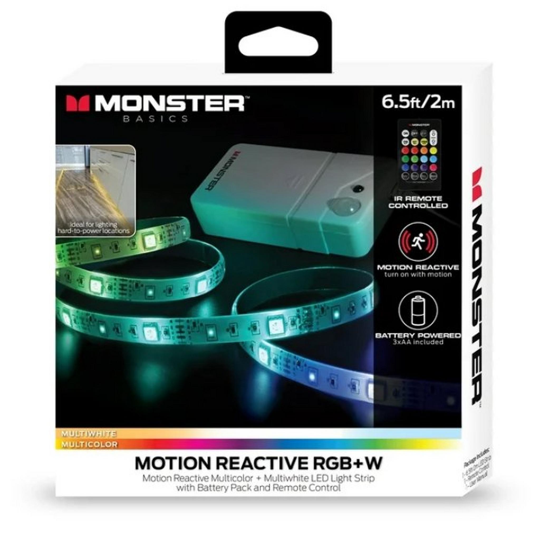 Monster Motion USB LED Strip Light, 2M, MLB7-1081- WW – Multicolor
