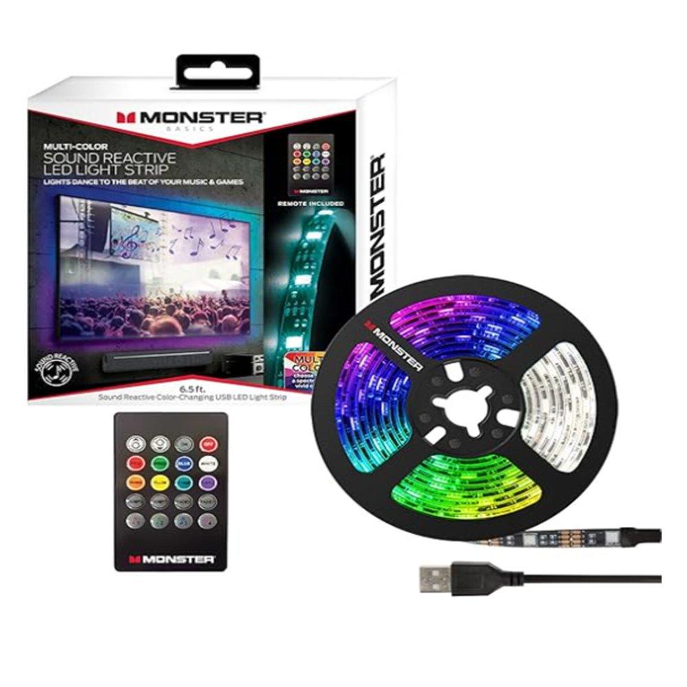 Monster Sound Reactive LED Light Strip 2M| Xcite Kuwait