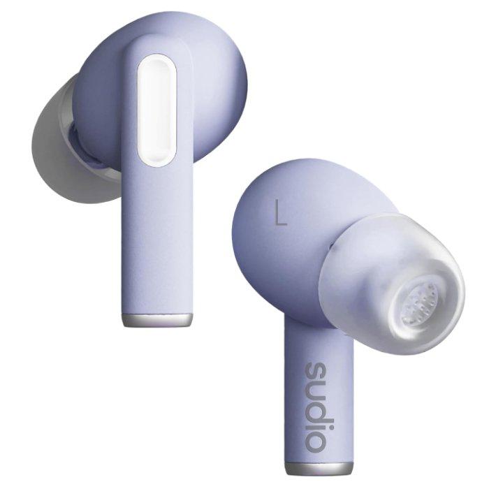 Buy Sudio a1 pro true wireless anc in-ear headphone - purple in Kuwait