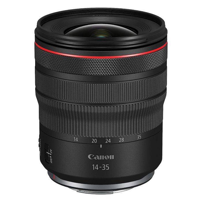 عدسة الترا وايد زوم ار اف 14-35 مم من كانون، اف/4 ال اي اس يو اس ام، 4857C005AA – أسود