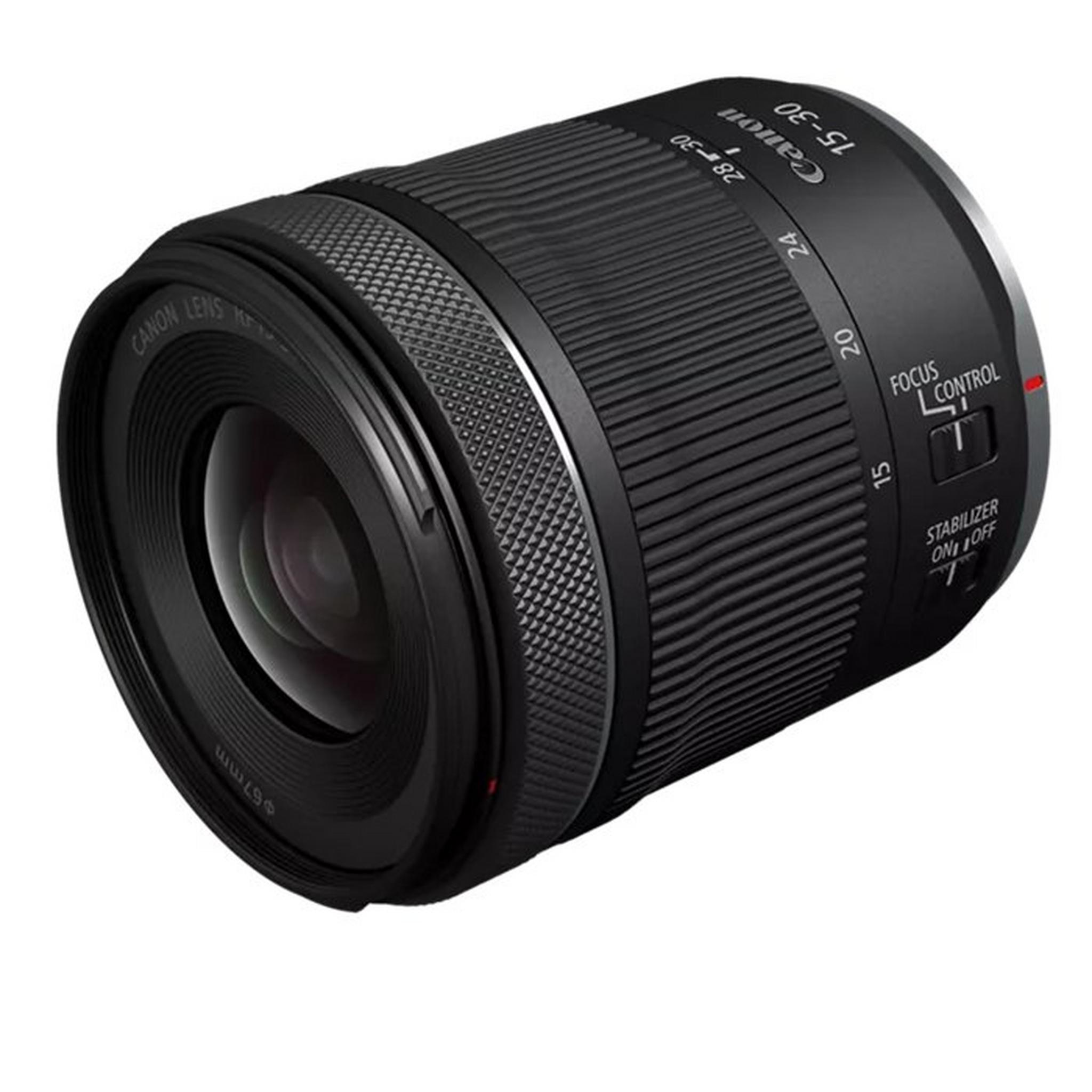 Canon RF 15-30mm Lens, F4.5-6.3 IS STM, 5775C005AA – Black