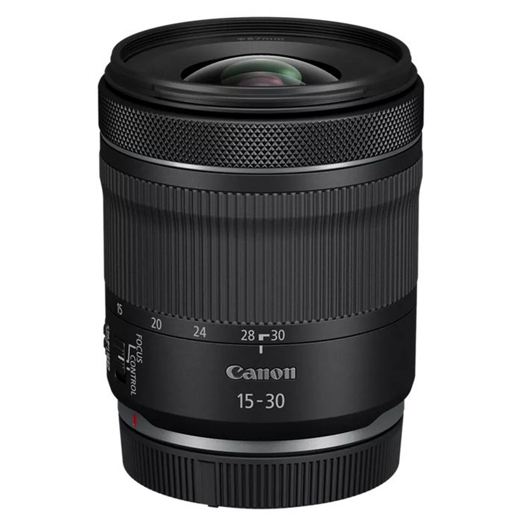 Canon RF 15-30mm Lens, F4.5-6.3 IS STM, 5775C005AA – Black